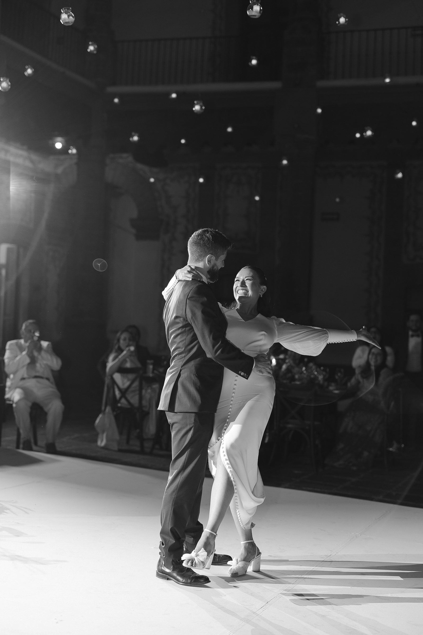 First dance on the dance floor